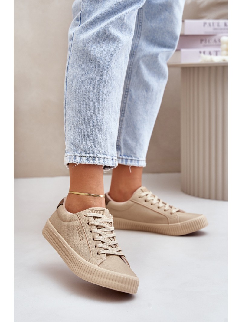 Warm Women's Sneakers Big Star OO274A461 Beige