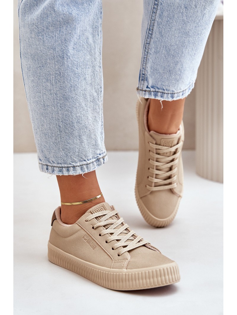 Warm Women's Sneakers Big Star OO274A461 Beige