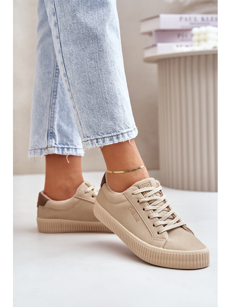 Warm Women's Sneakers Big Star OO274A461 Beige