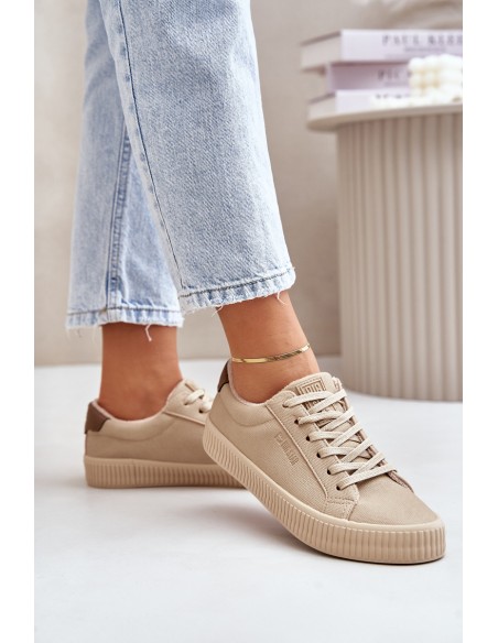Warm Women's Sneakers Big Star OO274A461 Beige
