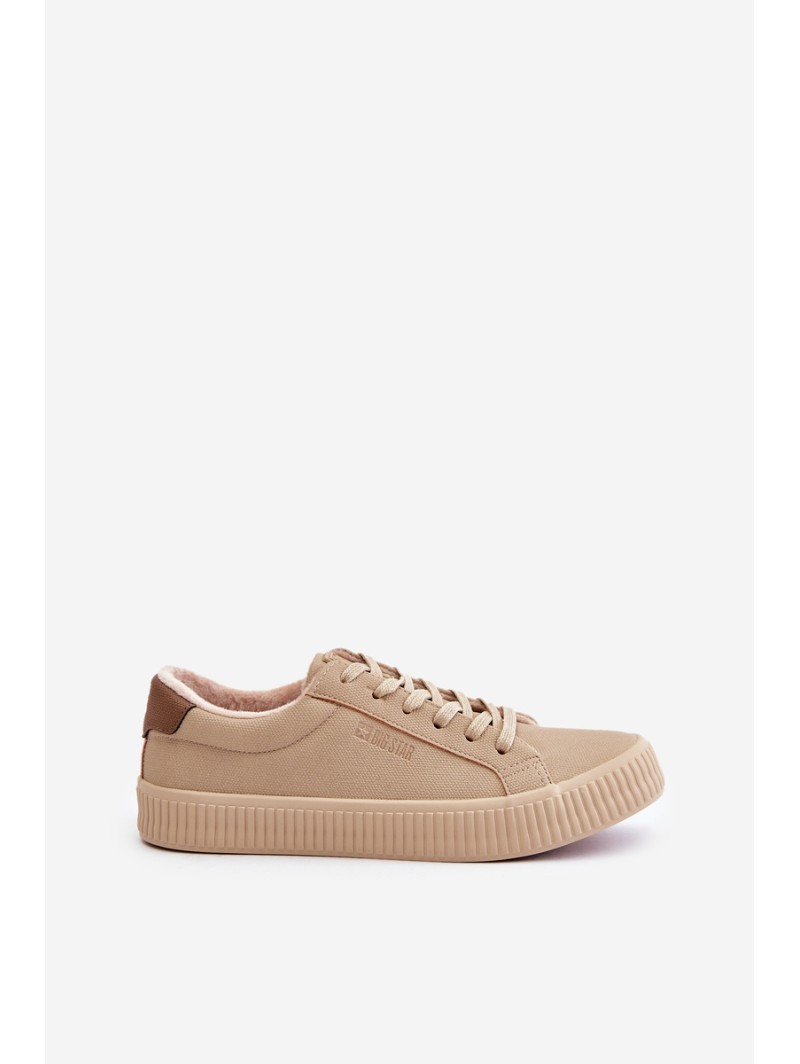 Warm Women's Sneakers Big Star OO274A461 Beige