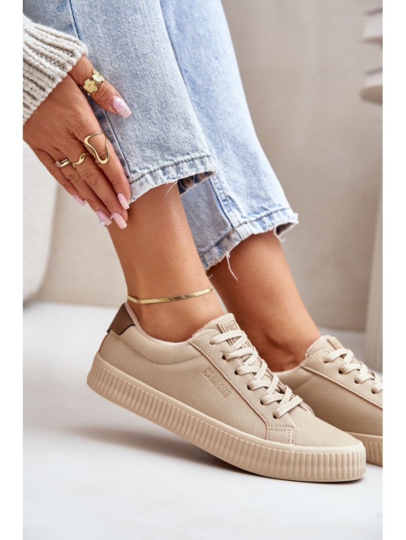 Warm Women's Sneakers Big Star OO274A461 Beige