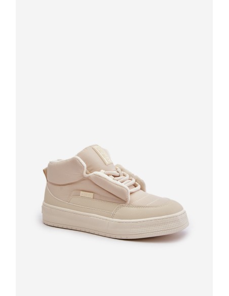 Warm Women's Sneakers Big Star OO274A531 Cream