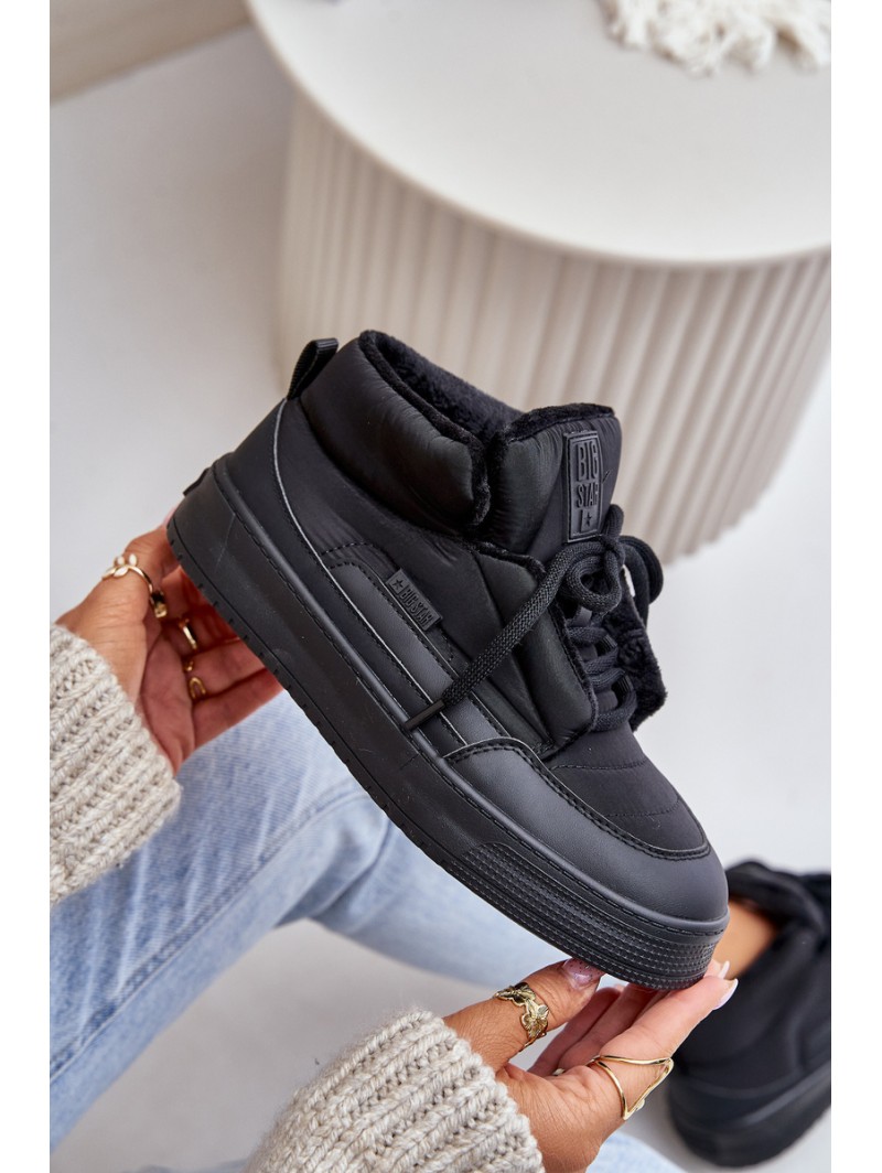 Warm Women's Sneakers Big Star OO274A530 Black