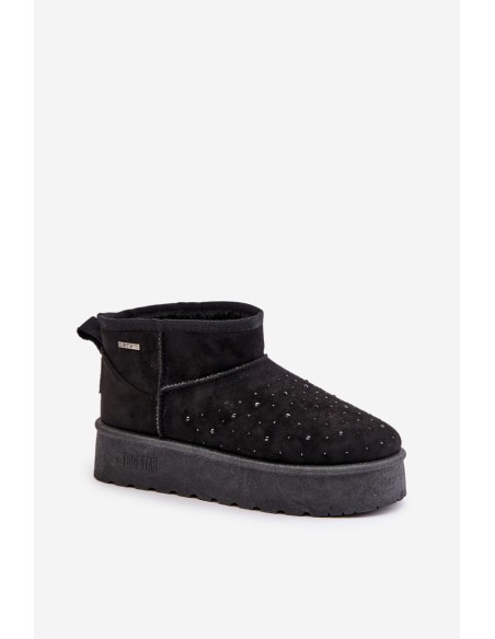 Snow boots with decoration on platform Big Star OO274A105 black
