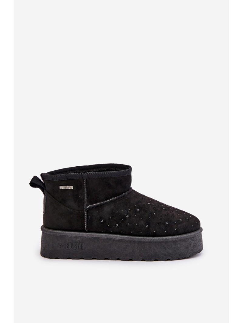 Snow boots with decoration on platform Big Star OO274A105 black