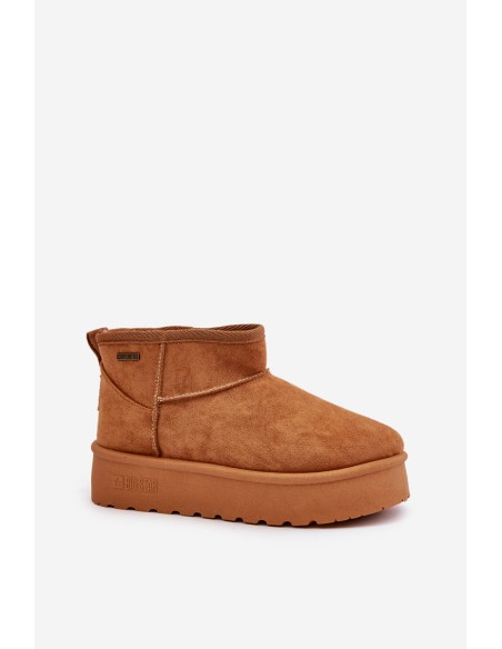 Low Snow Boots On Platform Big Star OO274A098 Camel