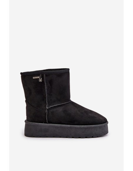 High Women's Snow Boots On Platform Big Star OO274898 Black