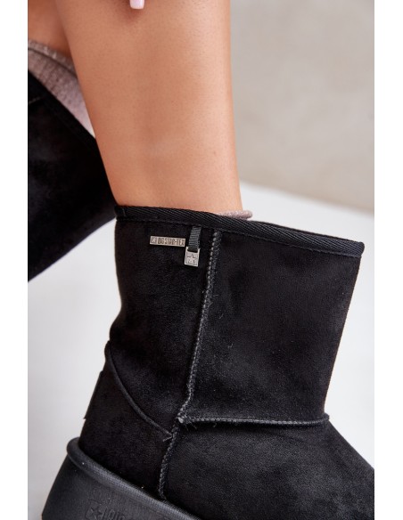 High Women's Snow Boots On Platform Big Star OO274898 Black