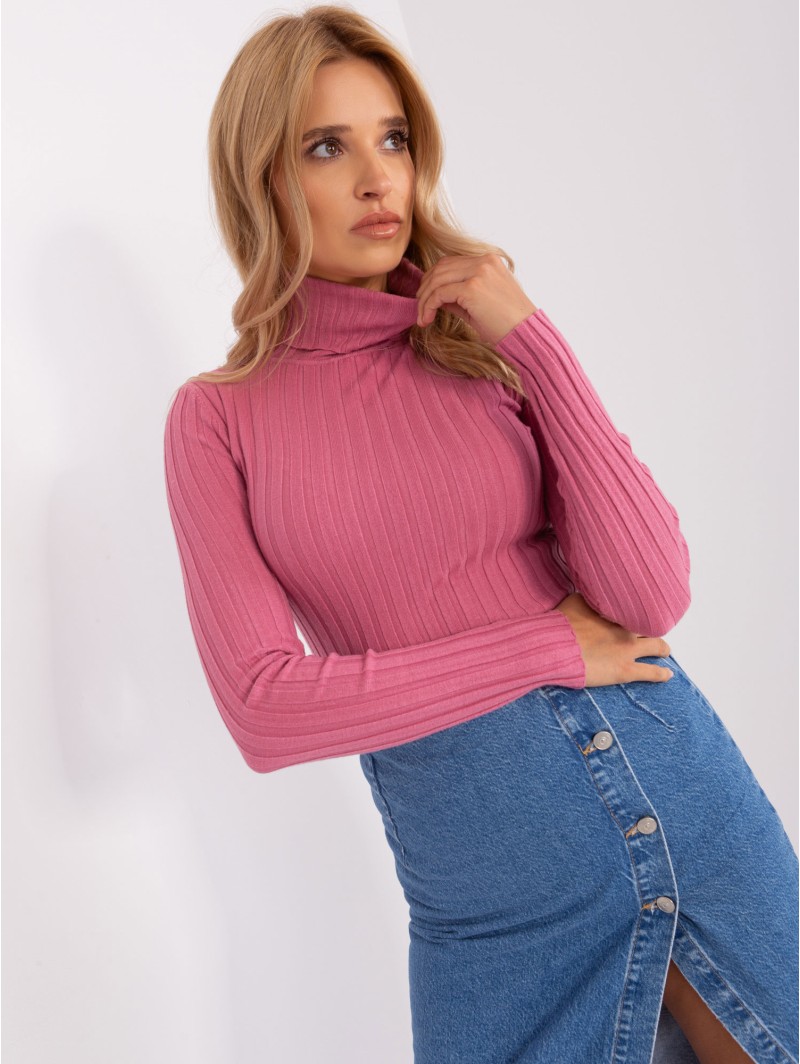 Sweter-PM-SW-1087.09-ciemny różowy