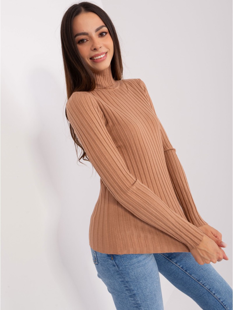 Sweter-PM-SW-1087.09-camelowy