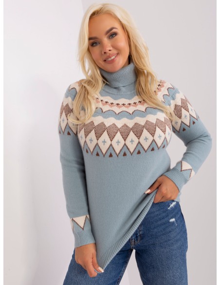 Sweter-PM-SW-PM839.26X-mietowy