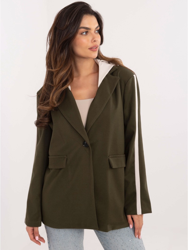 Marynarka-DHJ-MA-A8398.14X-khaki