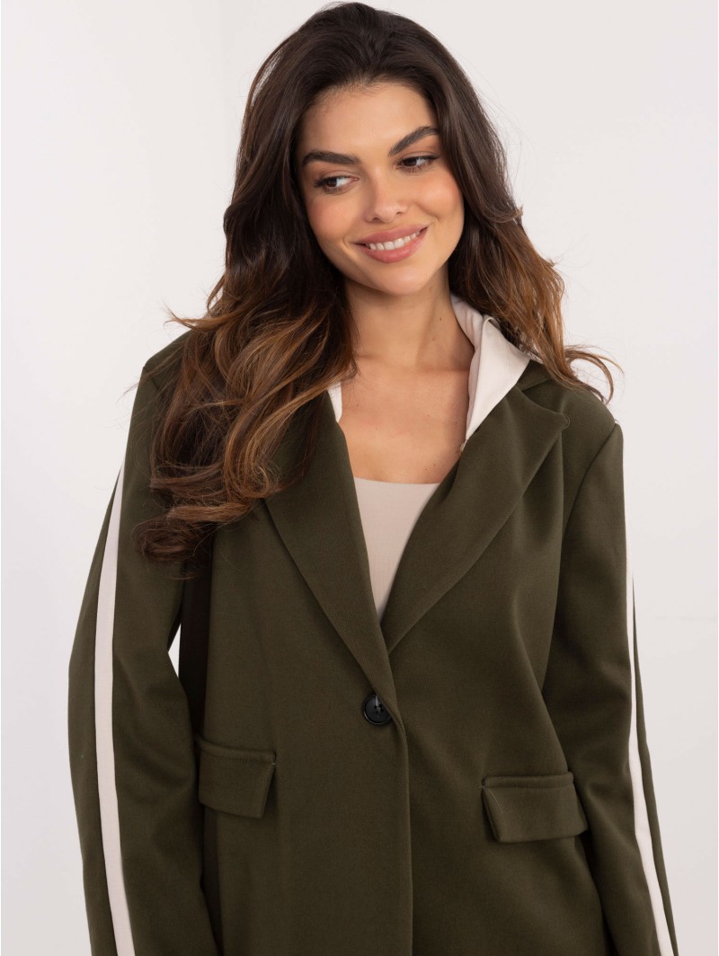 Marynarka-DHJ-MA-A8398.14X-khaki