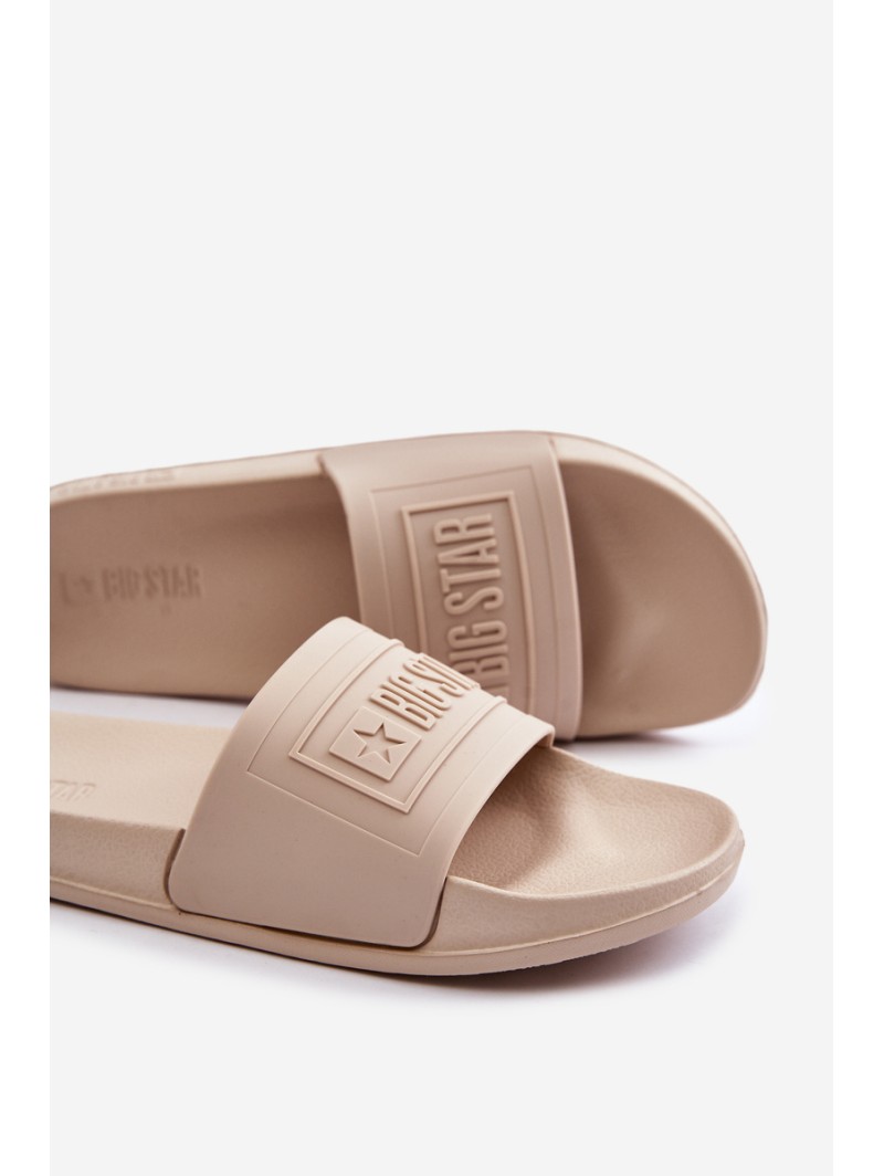 Light Women's Slippers Big Star OO274035 Beige