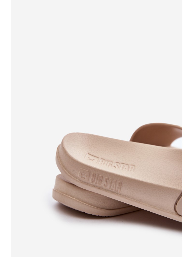 Light Women's Slippers Big Star OO274035 Beige