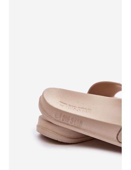 Light Women's Slippers Big Star OO274035 Beige