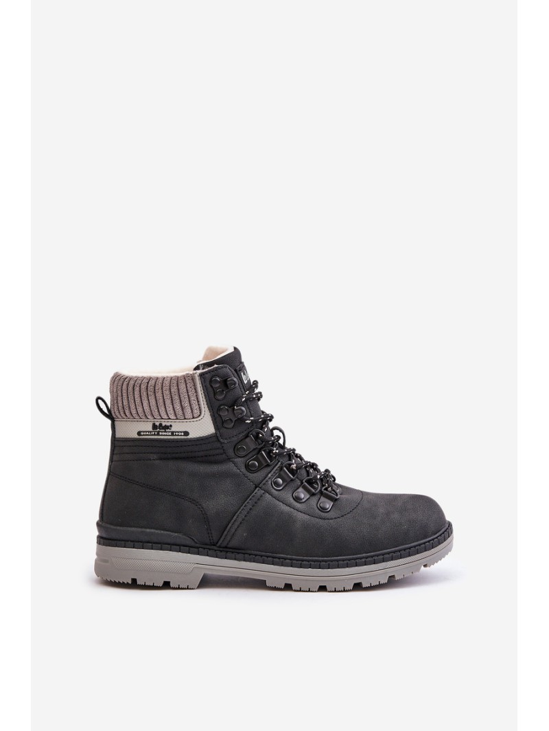 Warm Ladies Ankle Boots Lee Cooper Black LCJ-24-03-3043