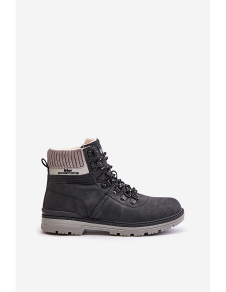 Warm Ladies Ankle Boots Lee Cooper Black LCJ-24-03-3043