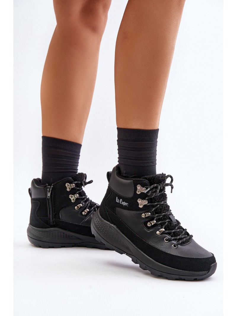 Women's Lightweight Zip Boots Black Lee Cooper LCJ-24-03-3073