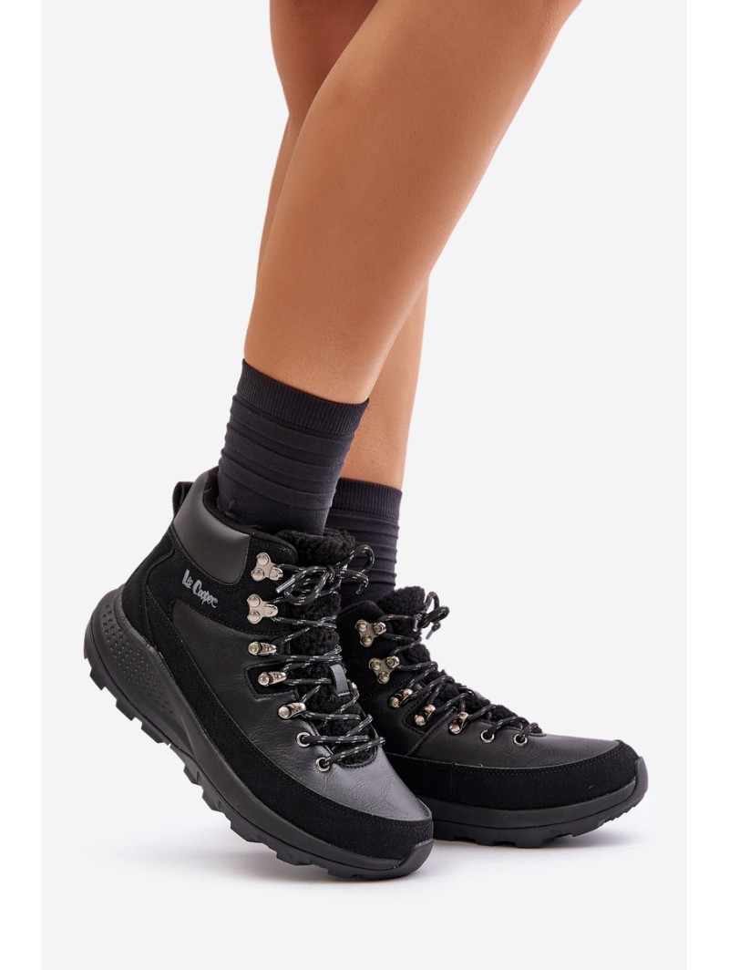Women's Lightweight Zip Boots Black Lee Cooper LCJ-24-03-3073