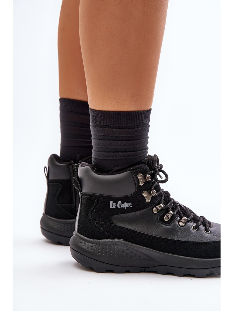 Women's Lightweight Zip Boots Black Lee Cooper LCJ-24-03-3073