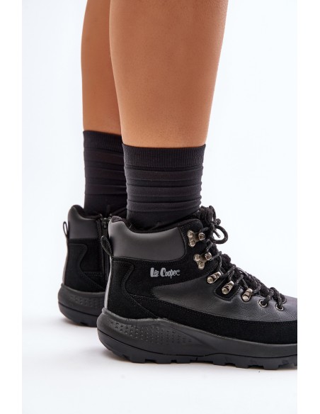 Women's Lightweight Zip Boots Black Lee Cooper LCJ-24-03-3073