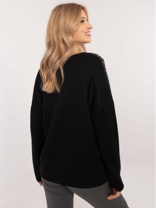 Sweter-DHJ-SW-17690.21-czarny 2