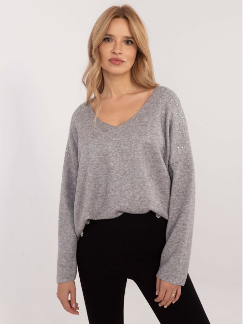 Sweter-DHJ-SW-17690.21-szary 2