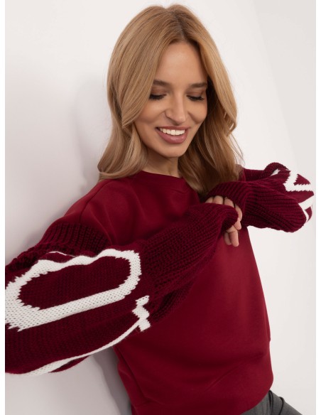 Bluza-MI-BL-M5975.26P-bordowy