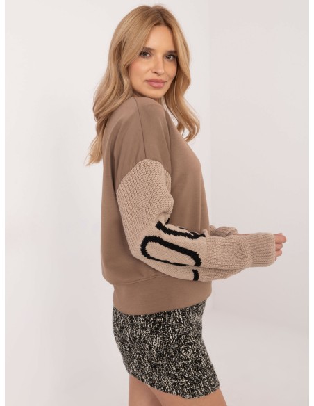 Bluza-MI-BL-M5975.26P-ciemny bezowy