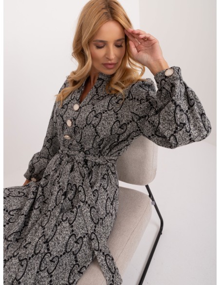 Sukienka-LK-SK-509107.00X-szaro-czarny