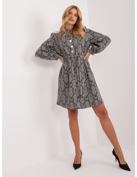 Sukienka-LK-SK-509107.00X-szaro-czarny
