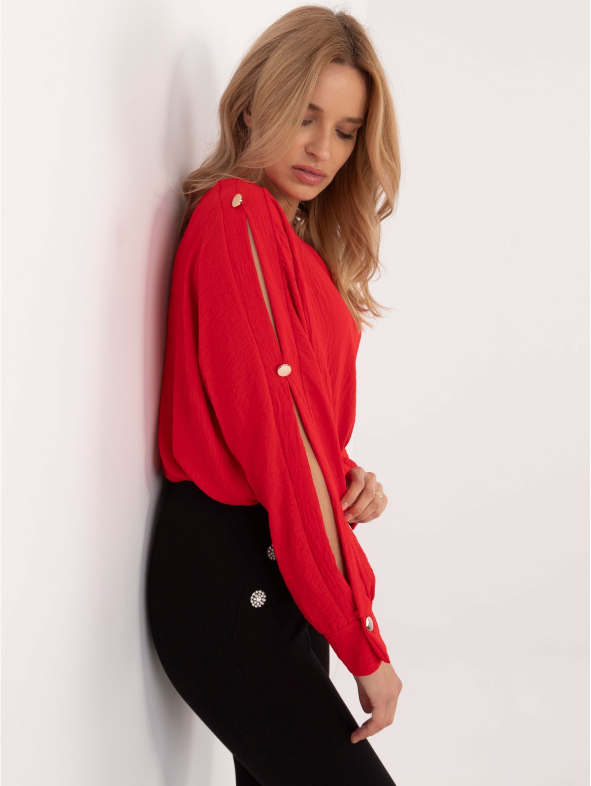 ◆mimi◆ Palaidinė-MI-BZ-98684.89-raudona
