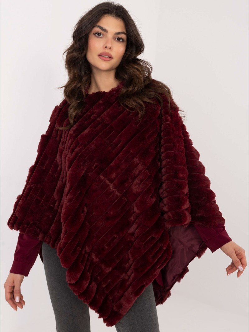 Poncho-AT-PN-2347.68-bordowy