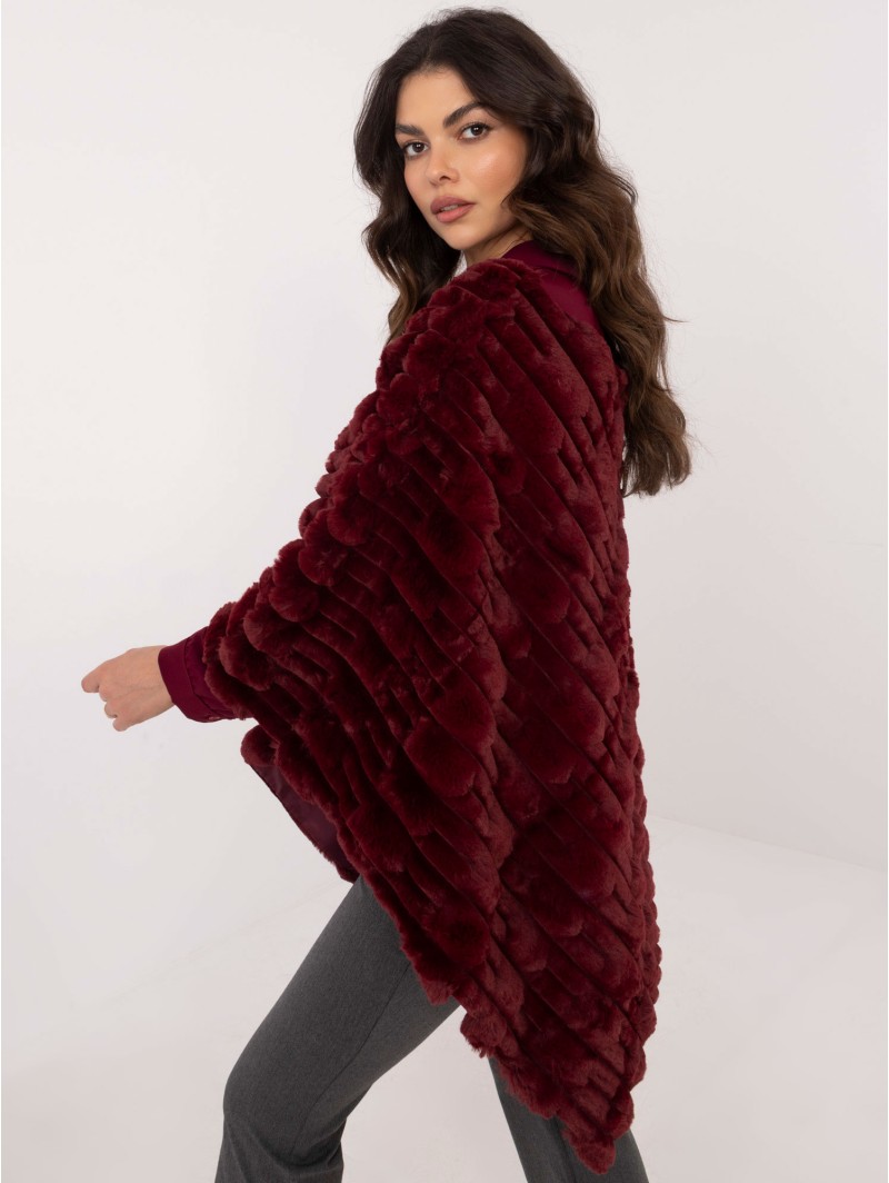 Poncho-AT-PN-2347.68-bordowy