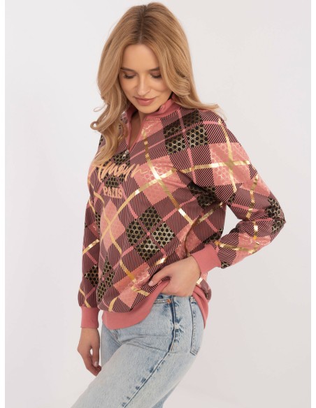 Bluza-CLM-BL-1259.59-ciemny różowy