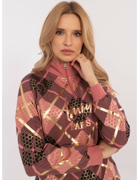 Bluza-CLM-BL-1259.59-ciemny różowy