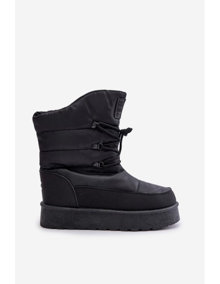 Snow boots on platform with zipper Big Star OO274884 Black