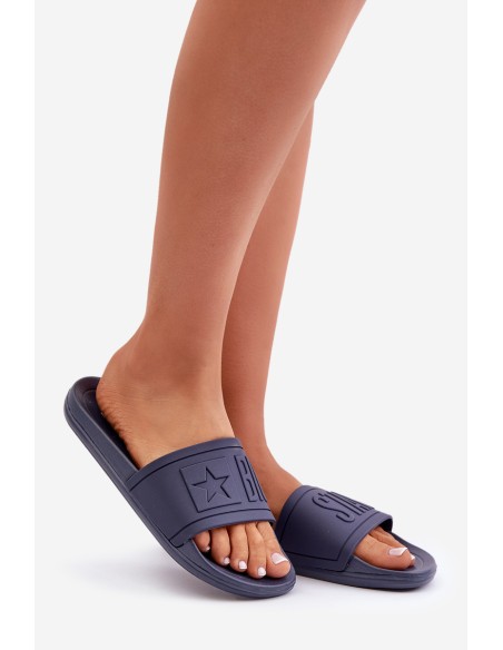 Women's Slippers Big Star DD274A269 Navy Blue