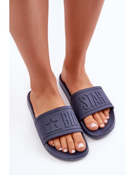 Women's Slippers Big Star DD274A269 Navy Blue