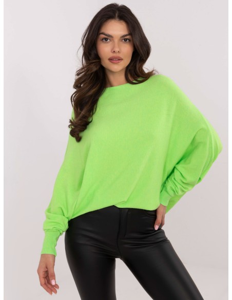 Sweter-DHJ-SW-8862.91-fluo zielony