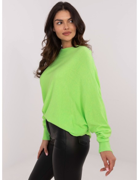 Sweter-DHJ-SW-8862.91-fluo zielony