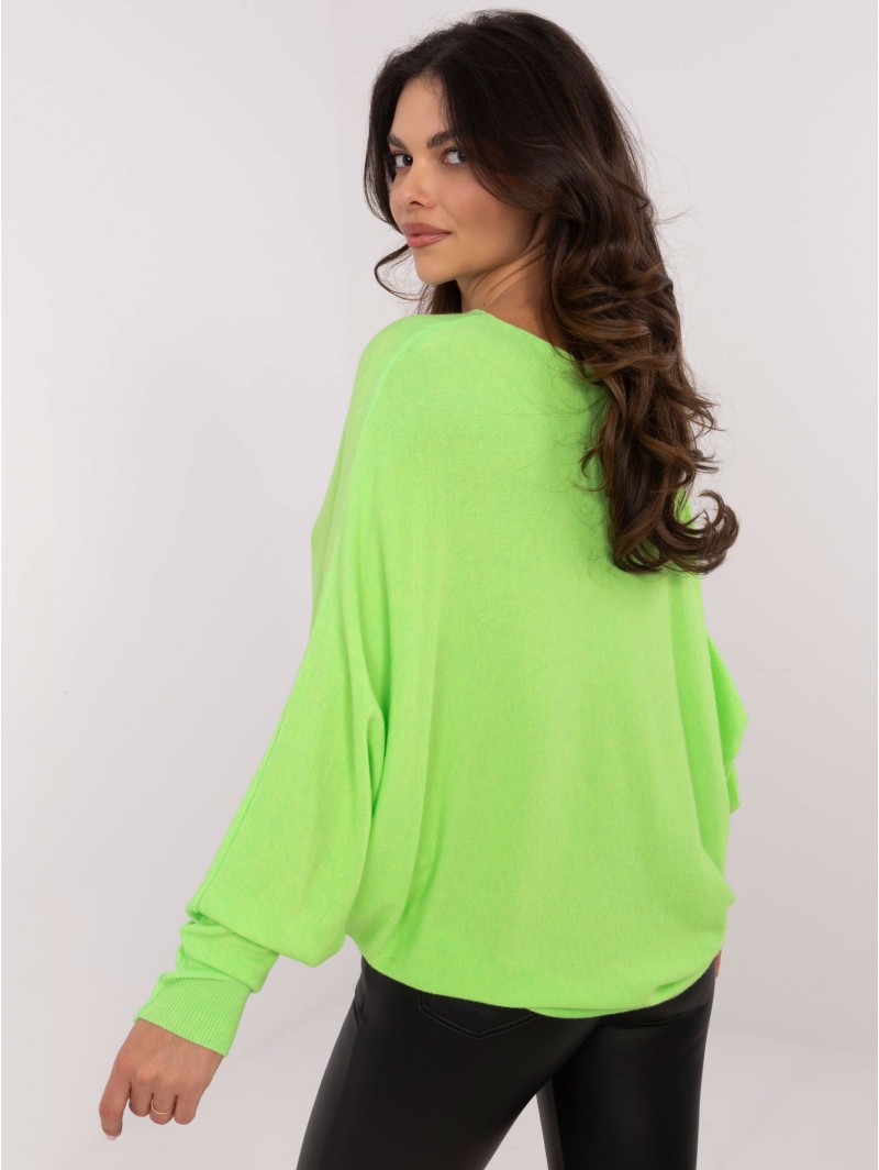 Sweter-DHJ-SW-8862.91-fluo zielony