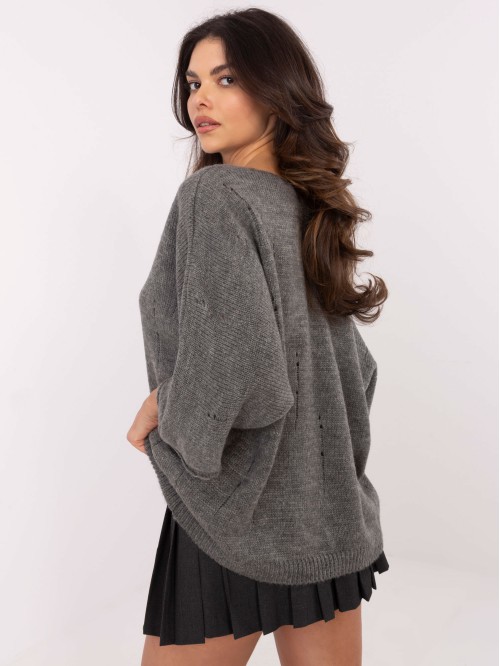 Sweter-DHJ-SW-9314.04P-ciemny szary 2