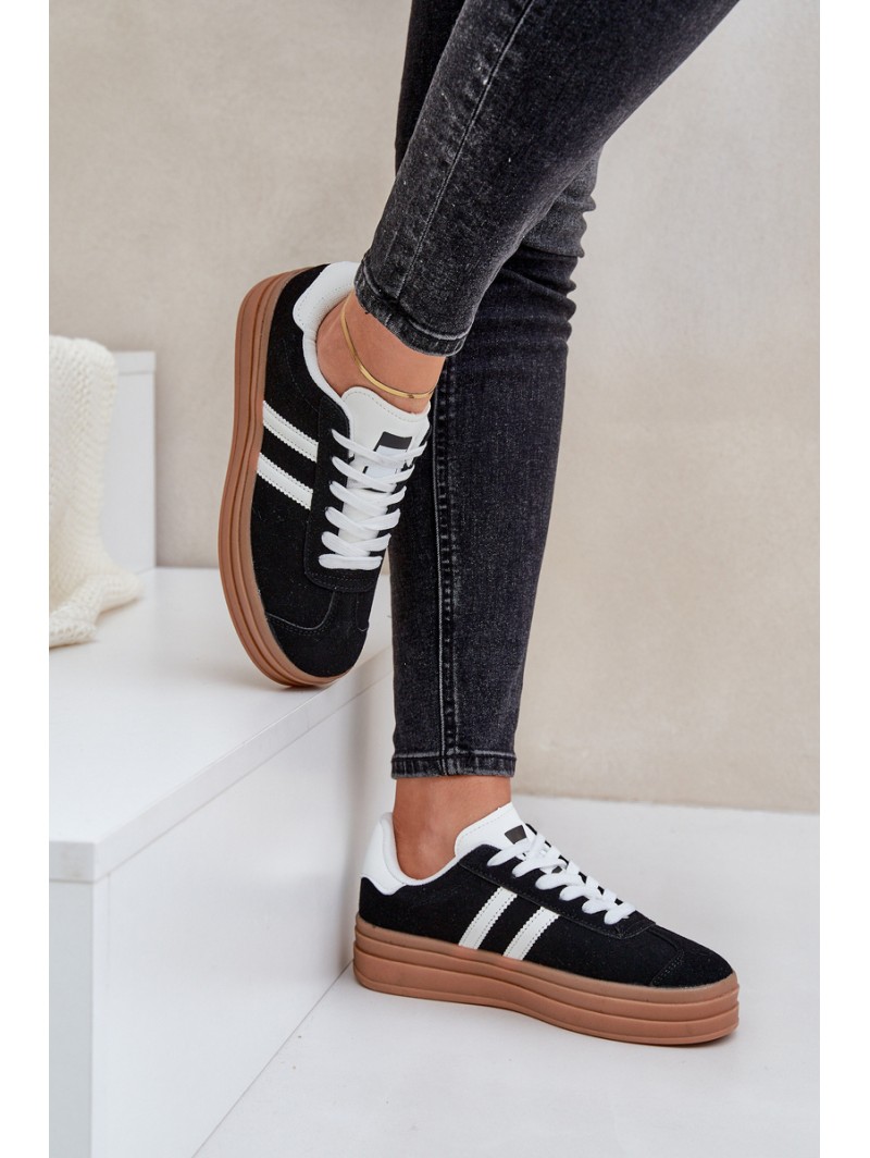 Women's Platform Sneakers Black Egelia