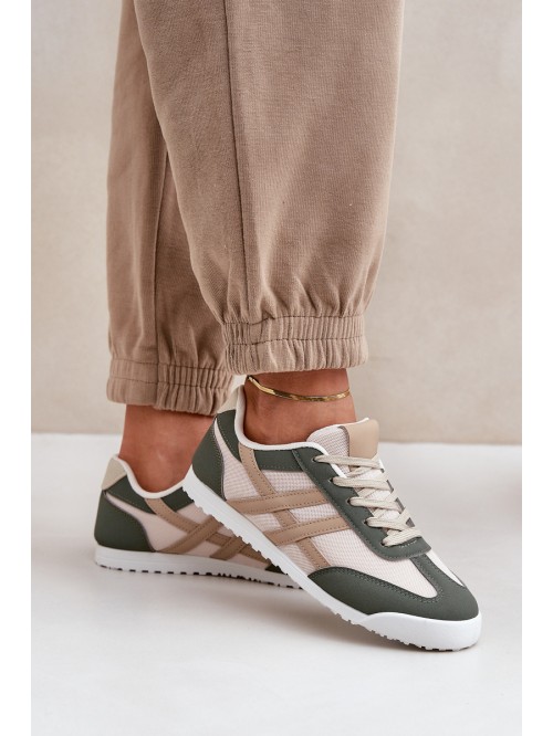 Low Sneakers Women's Beige-Green Eezore