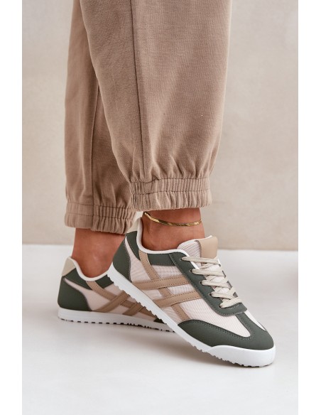 Low Sneakers Women's Beige-Green Eezore