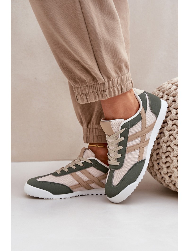 Low Sneakers Women's Beige-Green Eezore
