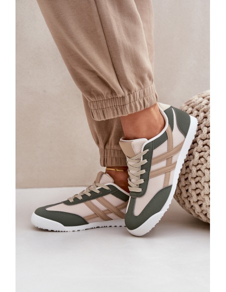 Low Sneakers Women's Beige-Green Eezore